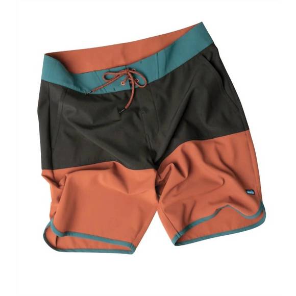NEW KAVU men's land or sea swim short in clay basin - Picture 2 of 5